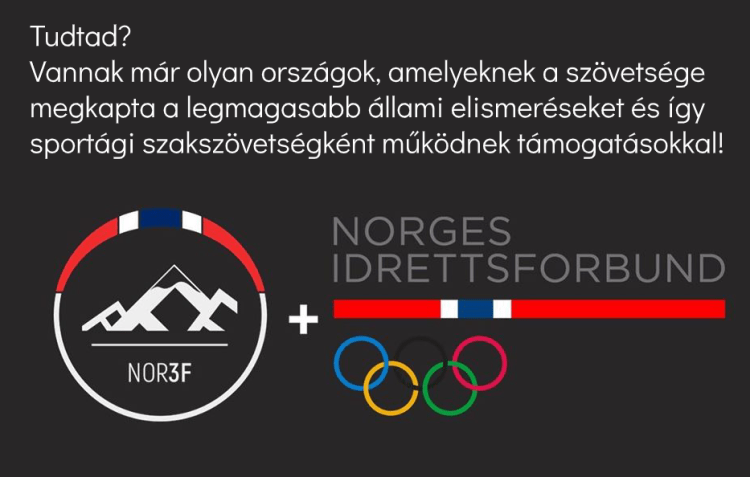 A norvégok már elérték a legmagasabb jogi státuszt, köztük az olimpiai bizottságuk elismerését is!